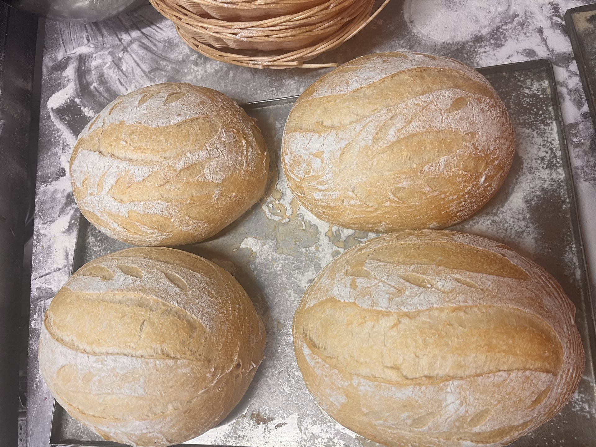 Pan clásico de masa madre